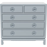 36" Unfinished 5 Drawer Vintage Dresser #08771