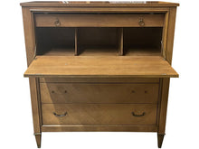 Load image into Gallery viewer, 44&quot; Unfinished 4 Drawer Century Vintage Secretary #08391
