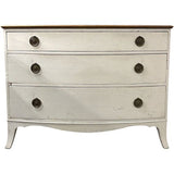46" Finished Ashland Satin 3 Drawer Vintage Dresser #08261