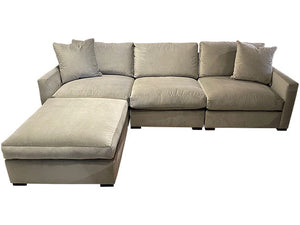 112" Asher 4pc Modular Sectional