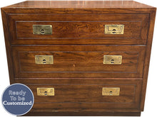 Load image into Gallery viewer, 32&quot; Unfinished 3 Drawer Vintage Dresser #08216
