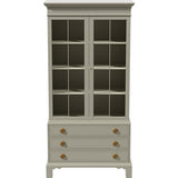 34" Unfinished 2 Door 3 Drawer Vintage Hutch #08803