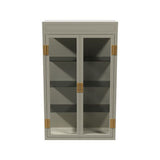 32" Unfinished 2 Door Vintage Hutch #08617