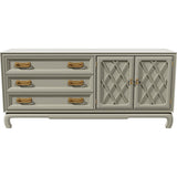 68" Unfinished 2 Door 3 Drawer Vintage Buffet #08822