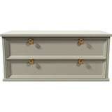 38.5" Unfinished 2 Drawer Vintage Single Nightstand #08579