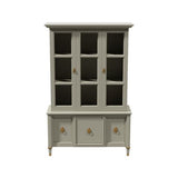 44" Unfinished 5 Door Century Vintage Hutch #08373