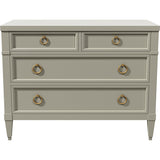 38" Unfinished 3 Drawer Baker Furniture Vintage Dresser #08785