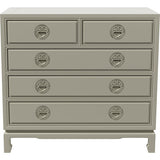 36" Unfinished 5 Drawer Vintage Dresser #08770