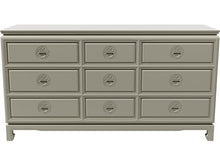 Load image into Gallery viewer, 60&quot; Unfinished 9 Drawer Vintage Dresser #08598
