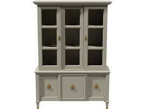 50" Unfinished 5 Door Vintage Hutch #08546