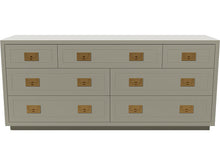 Load image into Gallery viewer, 64&quot; Unfinished 7 Drawer Henredon Vintage Dresser #08501
