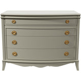 47" Unfinished 4 Drawer Vintage Dresser #08653