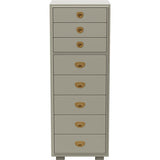 20.75" Unfinished 7 Drawer Drexel Vintage Tallboy #08572