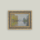 Autumn on the Seine Framed Antique Art