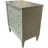 30" Finished Avery Satin 3 Drawer Vintage Dresser #08373: At Our Munster Location