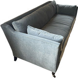 90" Blue Velvet Madeline Sofa