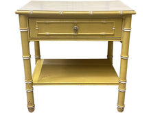 Load image into Gallery viewer, 23.5&quot; Unfinished 1 Drawer Heritage Vintage Bamboo Style Single Nightstand #08388
