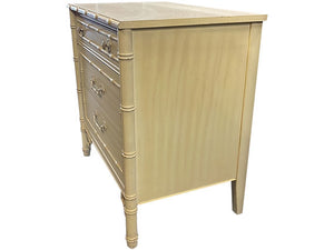 30" Unfinished 3 Drawer Thomasville Vintage Bamboo Style Dresser #08302