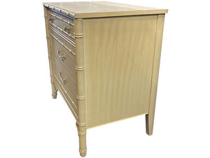 30" Unfinished 3 Drawer Thomasville Vintage Bamboo Style Dresser #08326