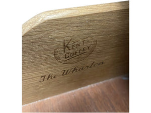64" Unfinished 1 Door 6 Drawer Kent-Coffey Vintage Dresser #08419
