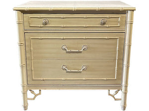 30" Unfinished 3 Drawer Thomasville Vintage Bamboo Style Dresser #08326