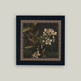 Dark Apple Blossoms Framed Antique Art
