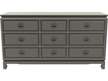 Load image into Gallery viewer, 60&quot; Unfinished 9 Drawer Vintage Dresser #08598
