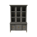 44" Unfinished 5 Door Century Vintage Hutch #08373