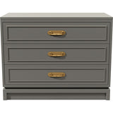 36" Unfinished 3 Drawer Vintage Dresser #08807