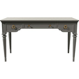 51" Unfinished 3 Drawer Vintage Console Table #08683