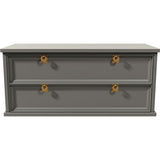 38.5" Unfinished 2 Drawer Vintage Single Nightstand #08579