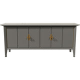 72" Unfinished 4 Door Vintage Buffet #08842