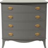 32" Unfinished 4 Drawer Vintage Dresser #08731