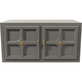 32" Unfinished 2 Door Vintage Single Nightstand #08765