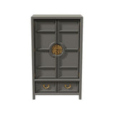 42" Unfinished 2 Door 2 Drawer Century Vintage Cabinet #08320