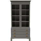 34" Unfinished 2 Door 3 Drawer Vintage Hutch #08803