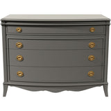 47" Unfinished 4 Drawer Vintage Dresser #08653