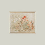 Small Garden Framed Antique Art