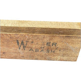 43.5"-79.5" Unfinished Walter of Wabash Vintage Dining Table #08256