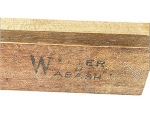 43.5"-79.5" Unfinished Walter of Wabash Vintage Dining Table #08256