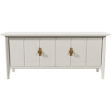 72" Unfinished 4 Door Vintage Buffet #08842