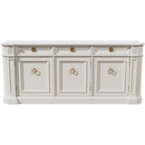 72" Unfinished 3 Door 3 Drawer Drexel Vintage Buffet #08860