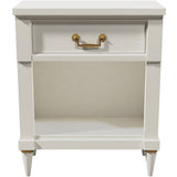 19" Unfinished 1 Drawer CenTury Vintage Single Nightstand #08442