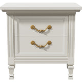 26" Unfinished 2 Drawer Dixie Vintage Single Nightstand #08804