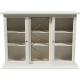 50" Unfinished 2 Door Vintage Hutch Top #08787