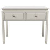 32" Unfinished 2 Drawer Vintage Table #08423