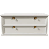 38.5" Unfinished 2 Drawer Vintage Single Nightstand #08579