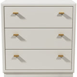 30.25" Unfinished 3 Drawer Drexel Vintage Dresser #08752