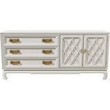 68" Unfinished 2 Door 3 Drawer Vintage Buffet #08822