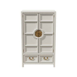 42" Unfinished 2 Door 2 Drawer Century Vintage Cabinet #08320